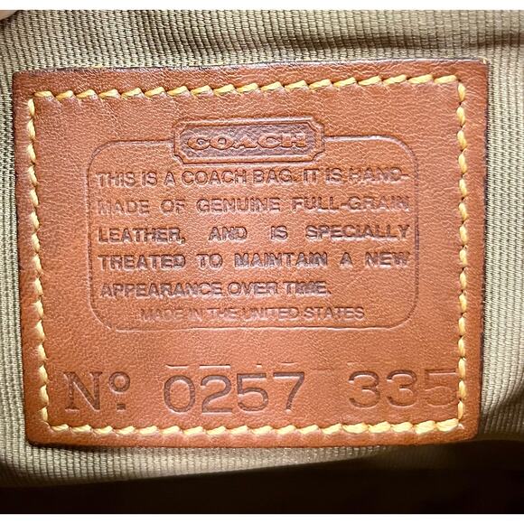 Vintage Coach 4225 Sheridan Glenwood Bag & 4302 Sheridan French Purse Wallet - Picture 12 of 16